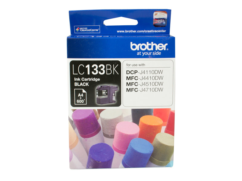 Brother LC133 Black Ink Cartridge - up to 600 pages - Out Of Ink