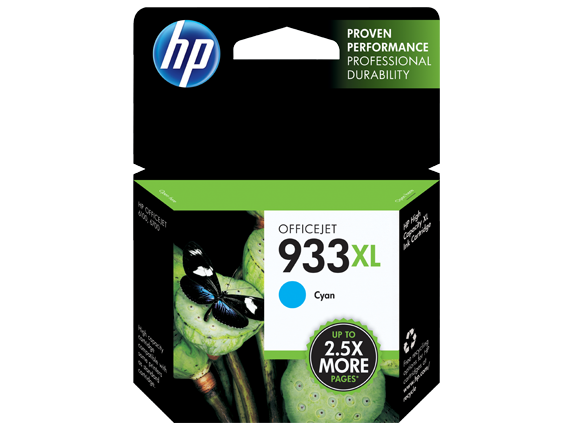 HP No.933XL Cyan High Yield Ink Cartridge - Out Of Ink